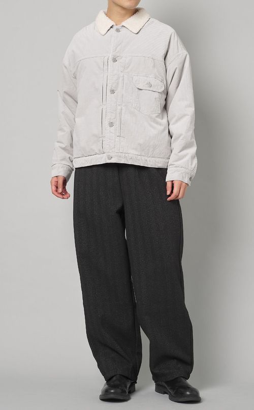 コーデュロイボアブルゾン