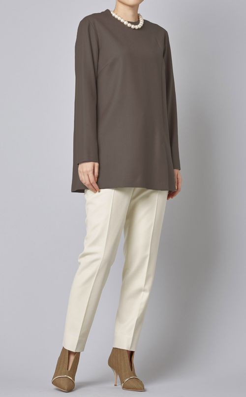 サイドベンツTブラウス