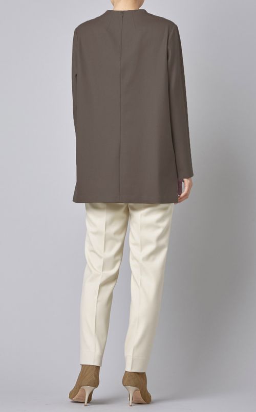 サイドベンツTブラウス