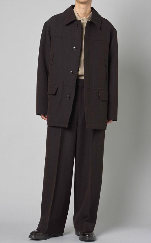 ツータックバギーオフィサーパンツ