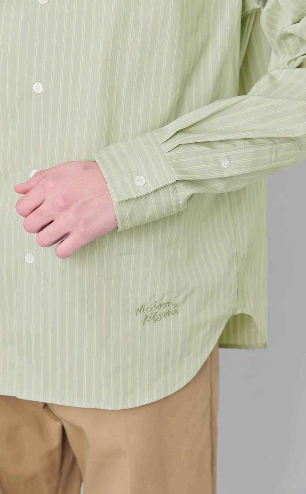 ストライプリラックスシャツ