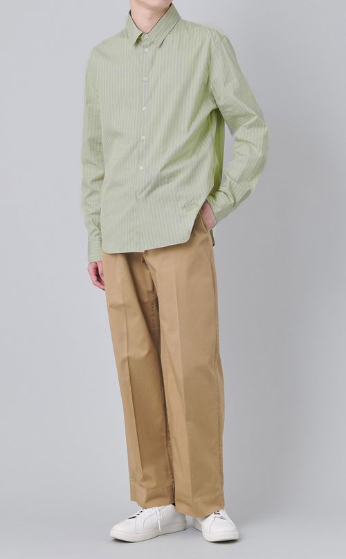 ストライプリラックスシャツ