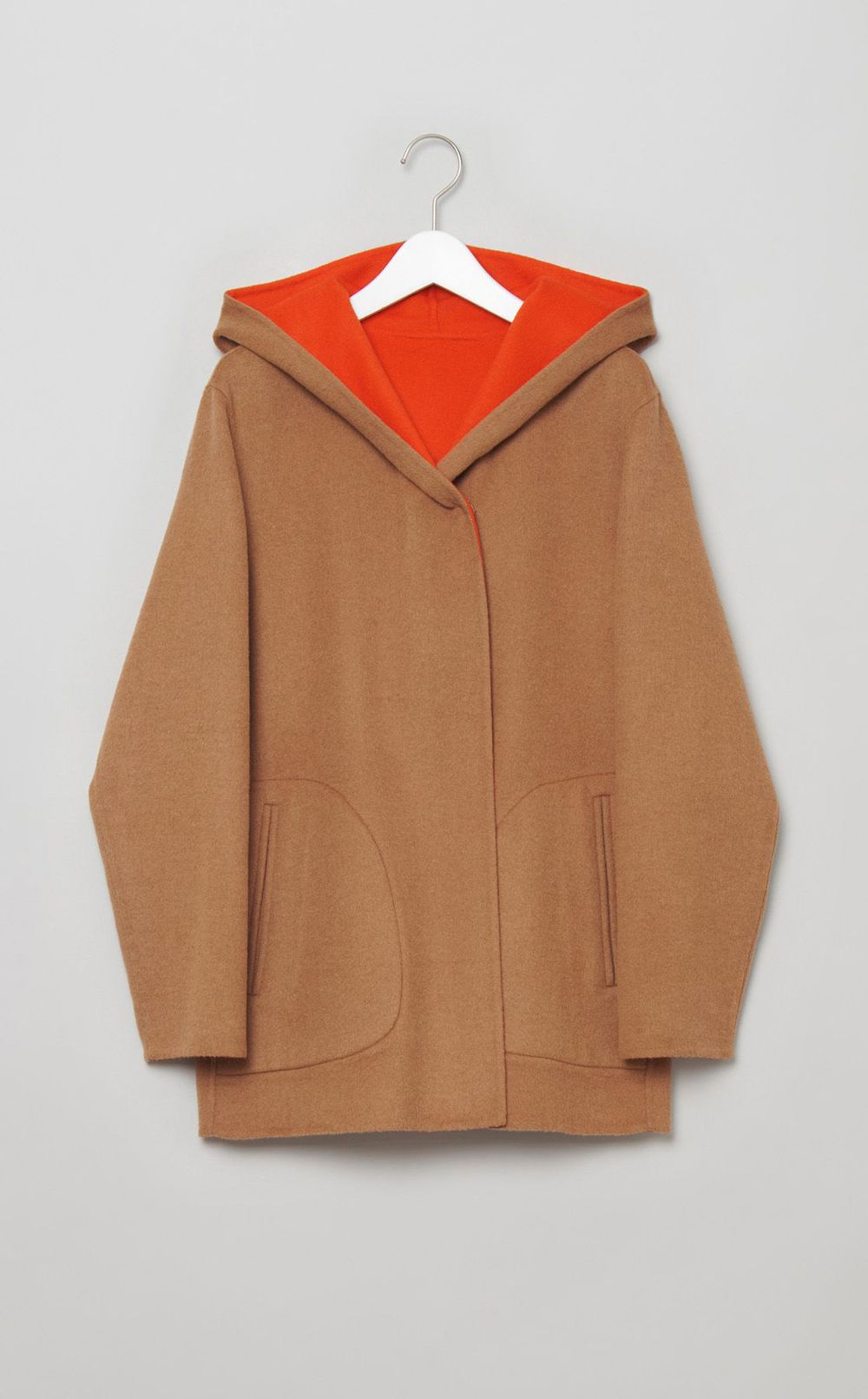 リバーシブルフーディコート