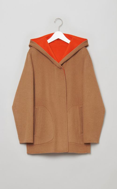 リバーシブルフーディコート