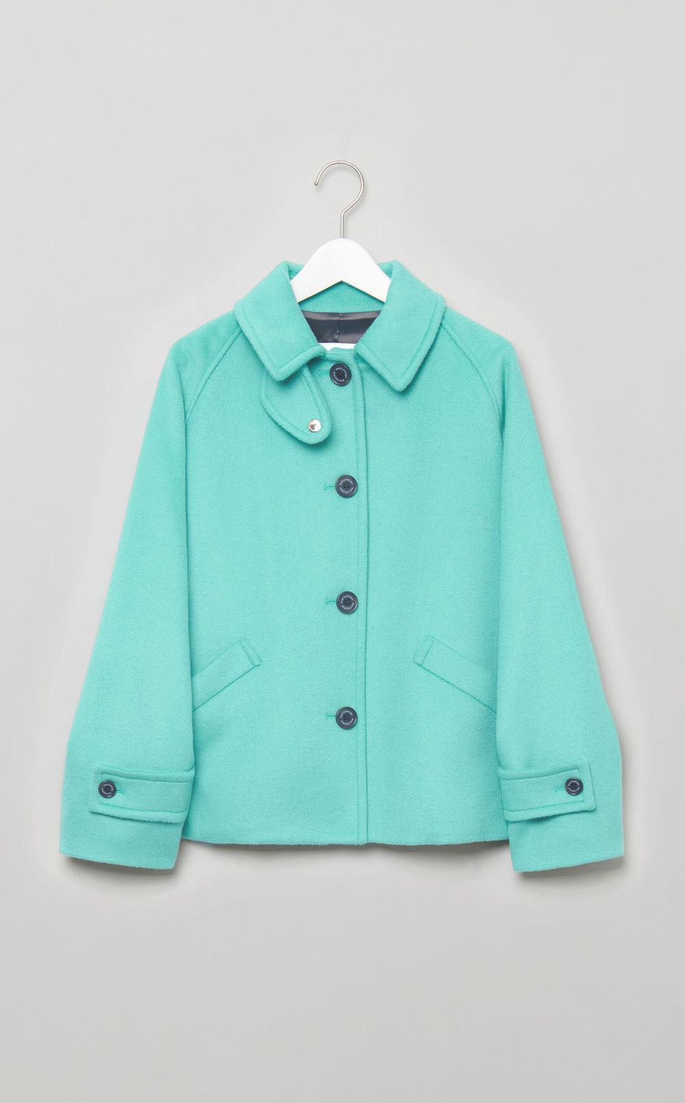 ウールメルトンショートコート