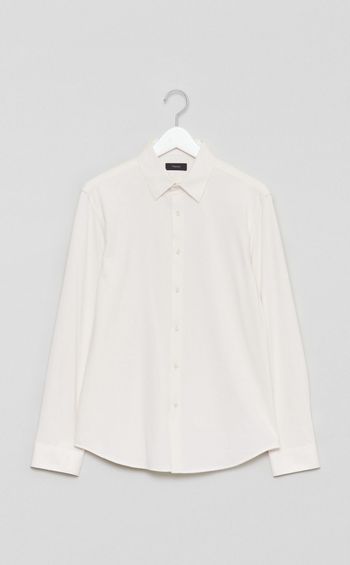 ストラクチャーニットシャツ