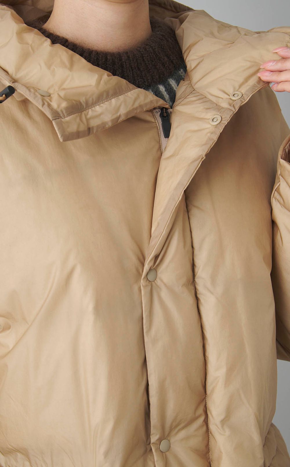 スーパーライトアウトドアロングダウン