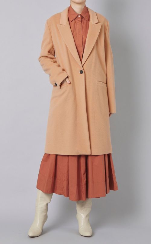 ウールシングルチェスターコート