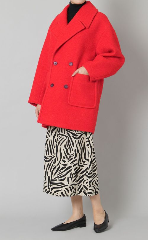 ブークレボンディングコート