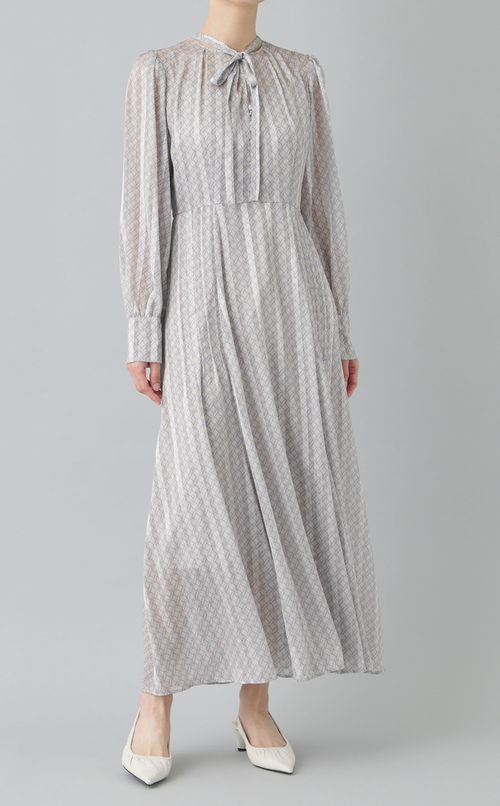 プリント2WAYタックワンピース