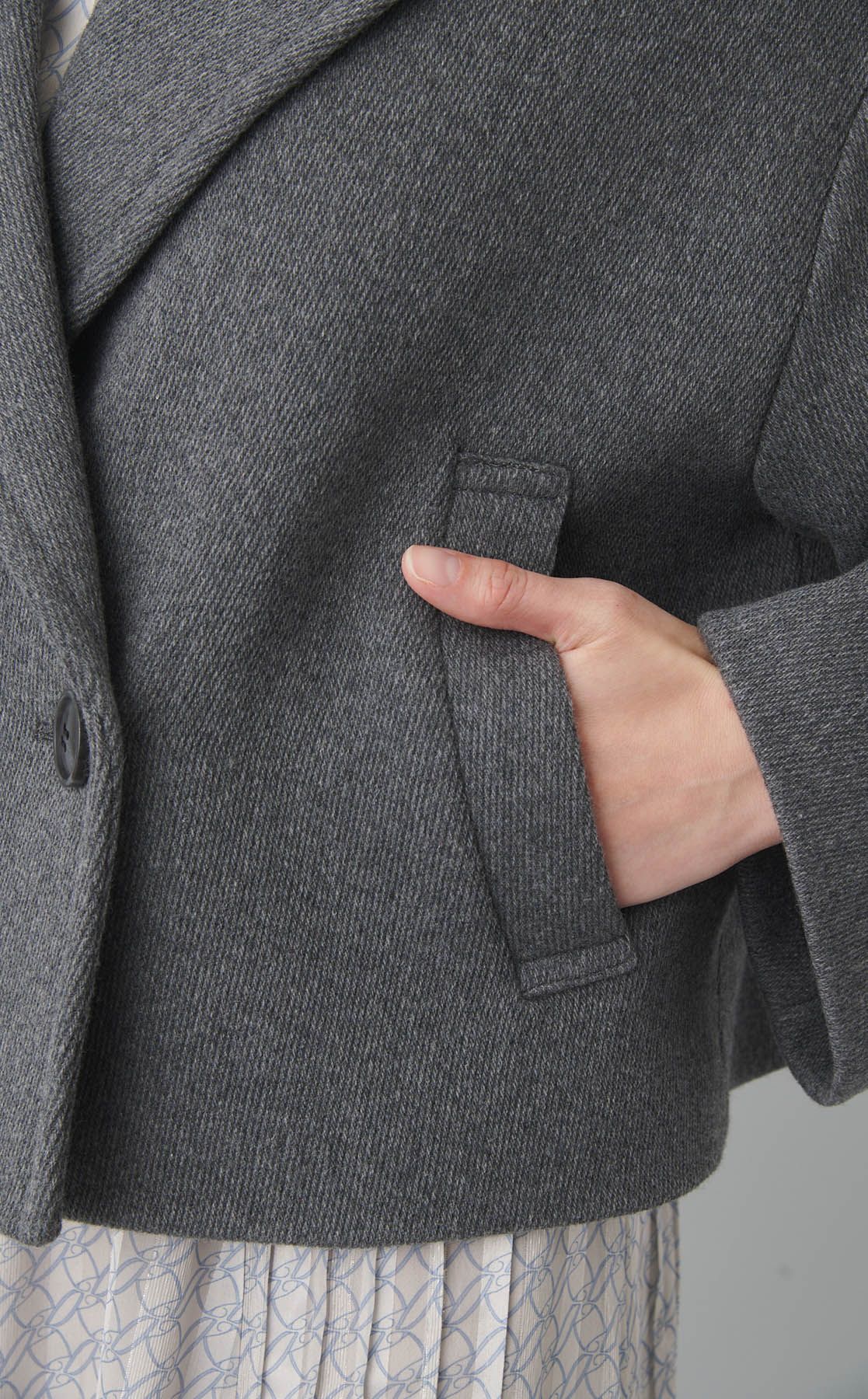 FRAY I.D｜ウールカルゼショートコート