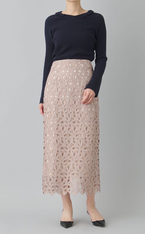 テープレーススカート