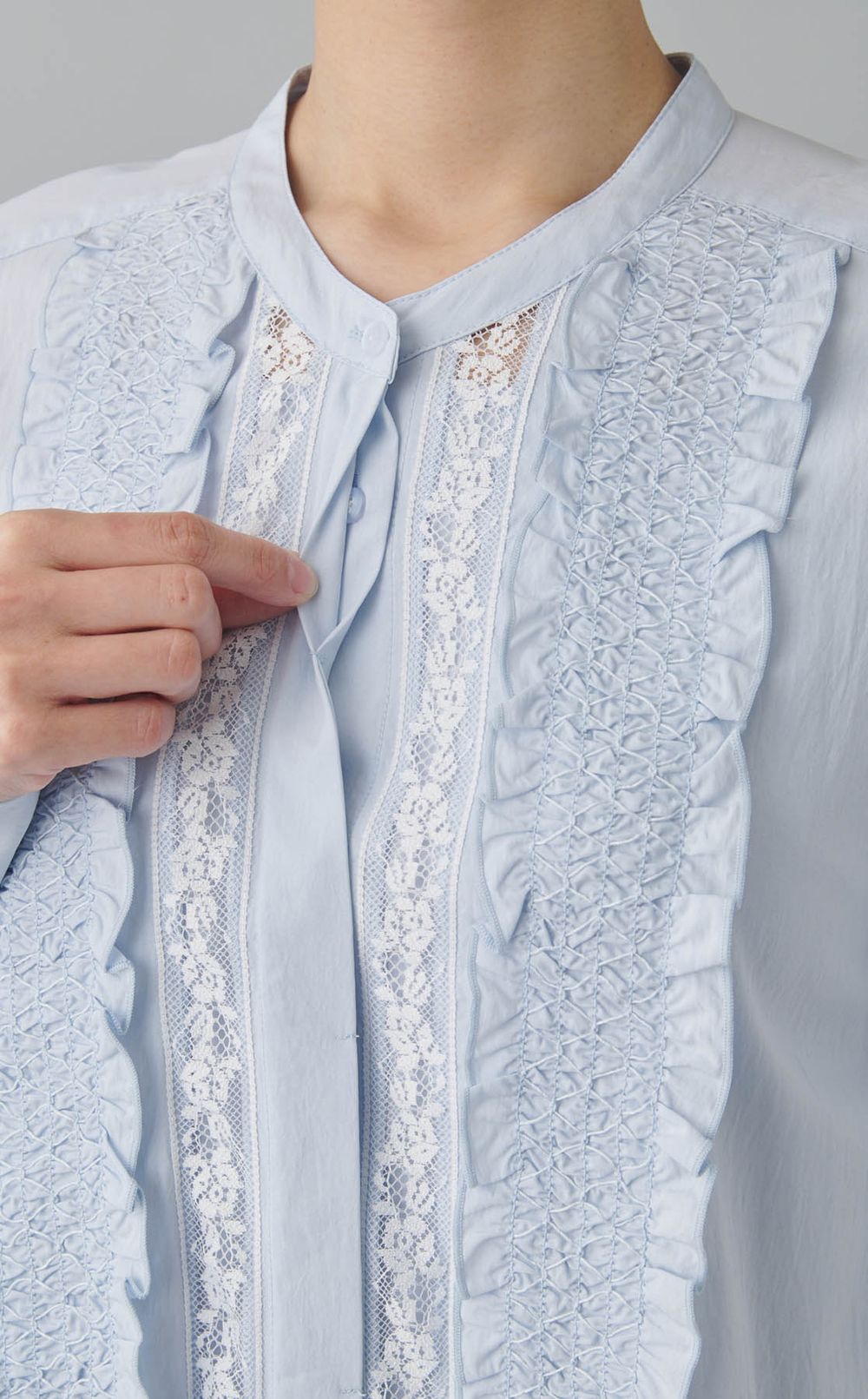 コットンレースワンピース