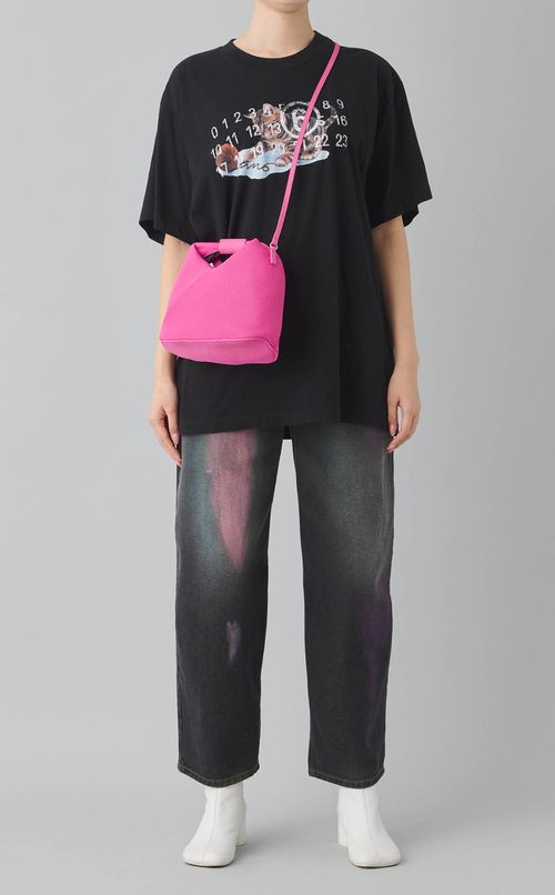 メッシュジャパニーズクロスボディバッグ