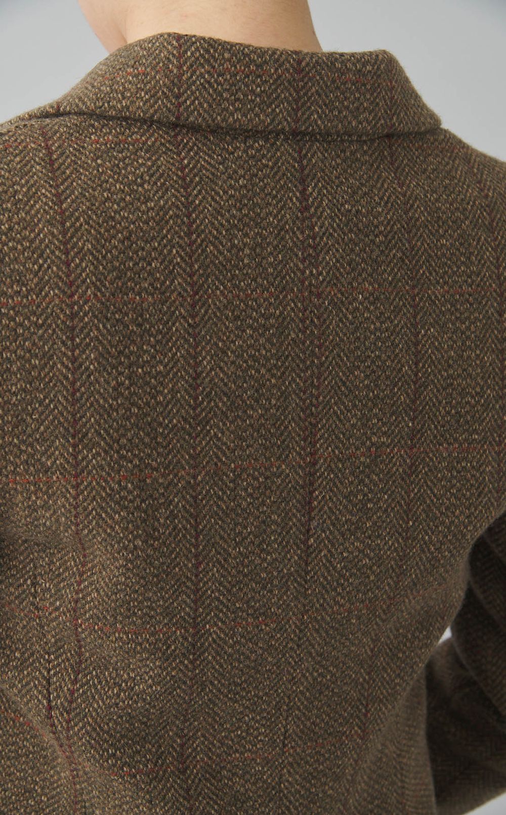 ウールヘリンボン2Bジャケット