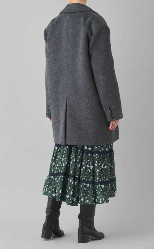 シャギージャケットコート