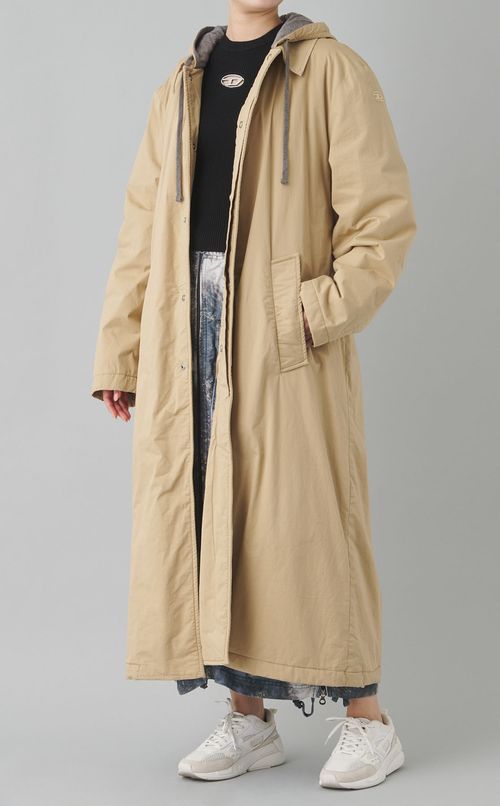 プリントフロントポケットジップスカート