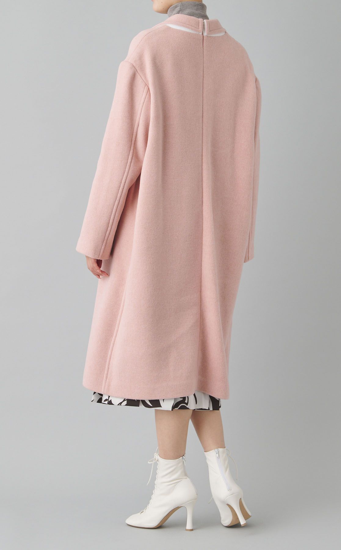 N°21｜ウールバックジップステンカラーコート