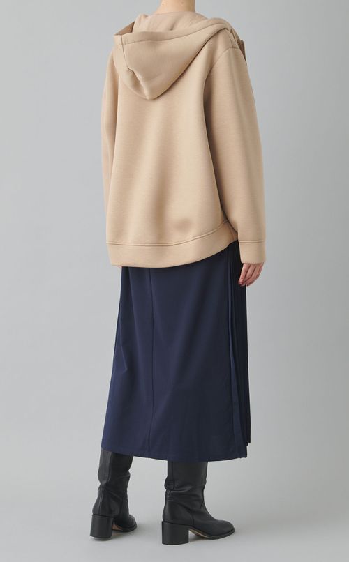 スキューバフロントジップフーディ