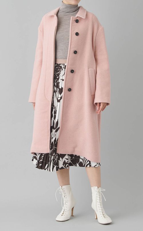 フラワープリントランダムプリーツスカート