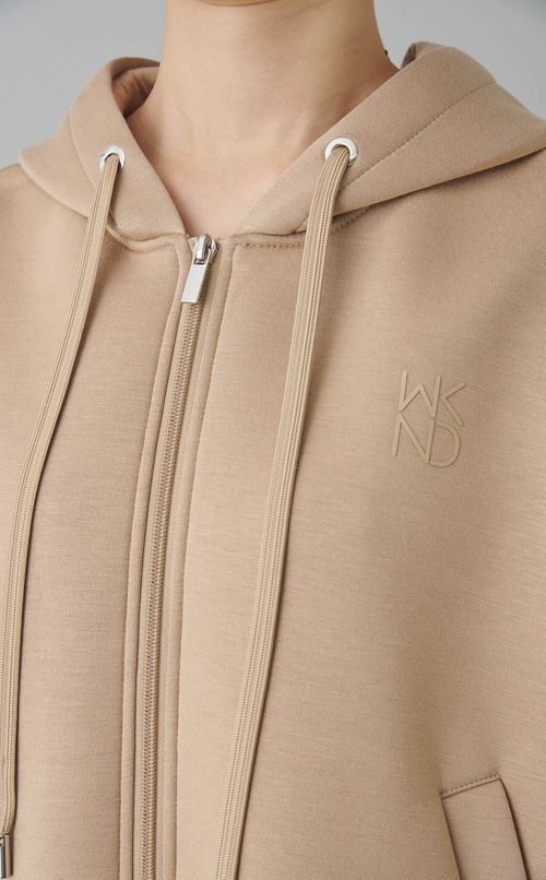 スキューバフロントジップフーディ