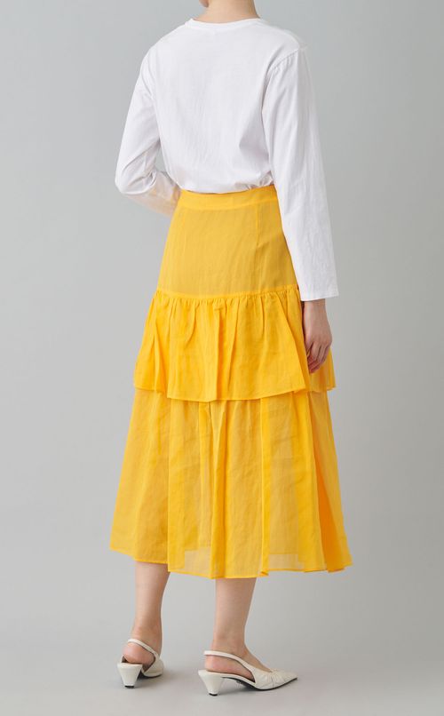 コットンティアードスカート