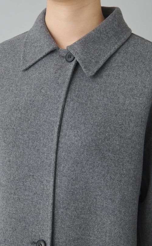 ウールリバーステンカラーコート