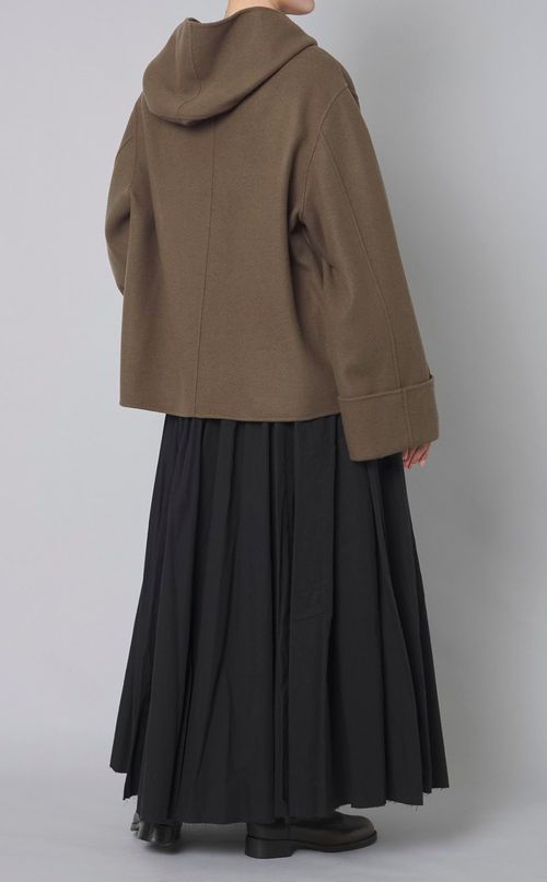ウールフーディAラインコート