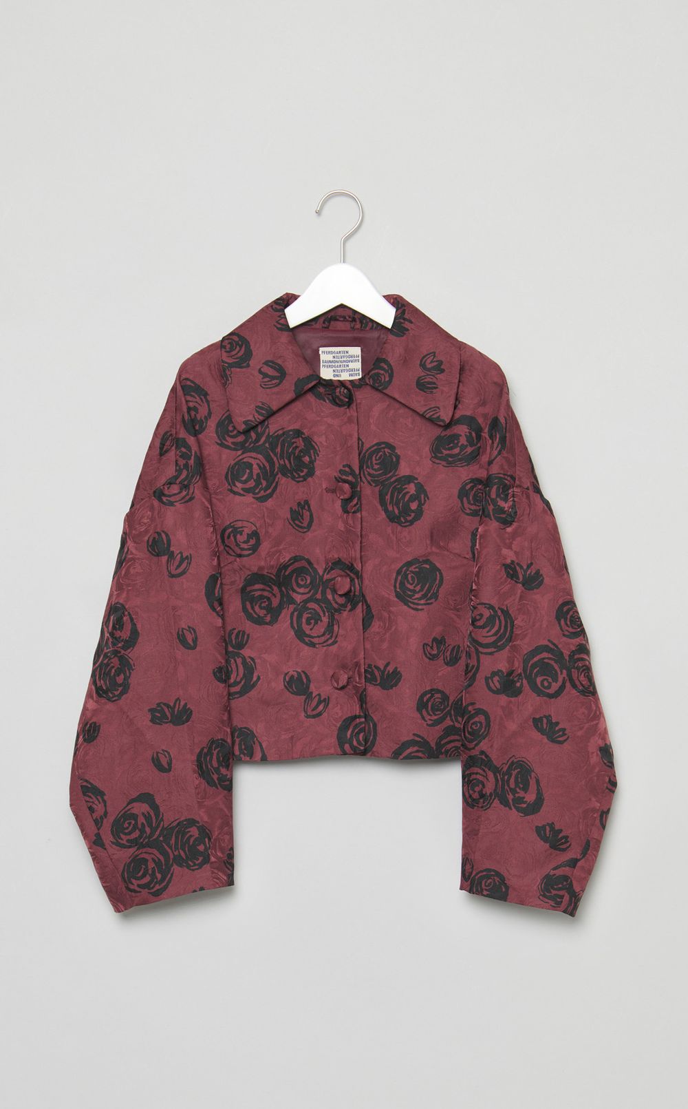 ローズジャガードショートジャケット