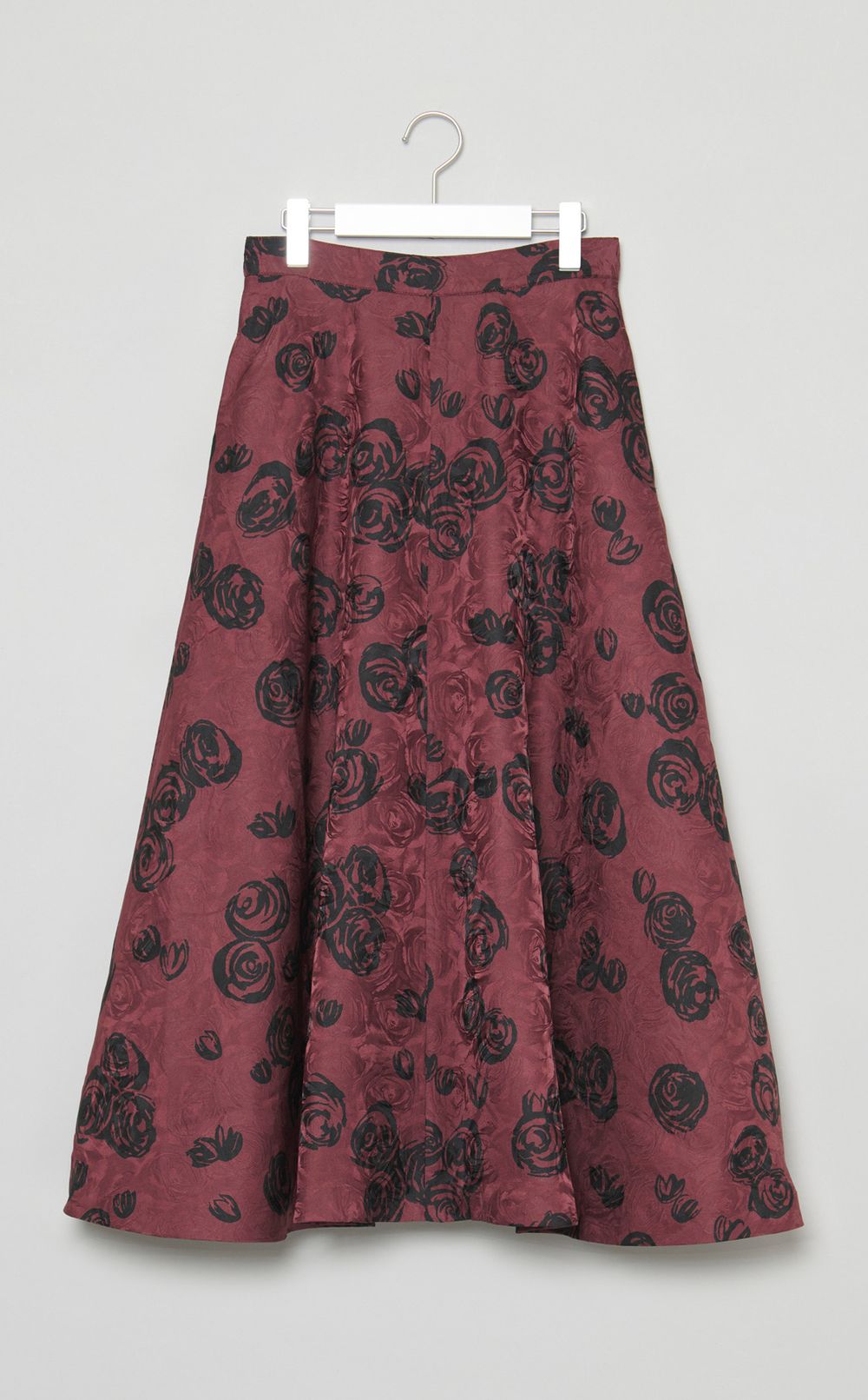 ローズジャガードフレアスカート