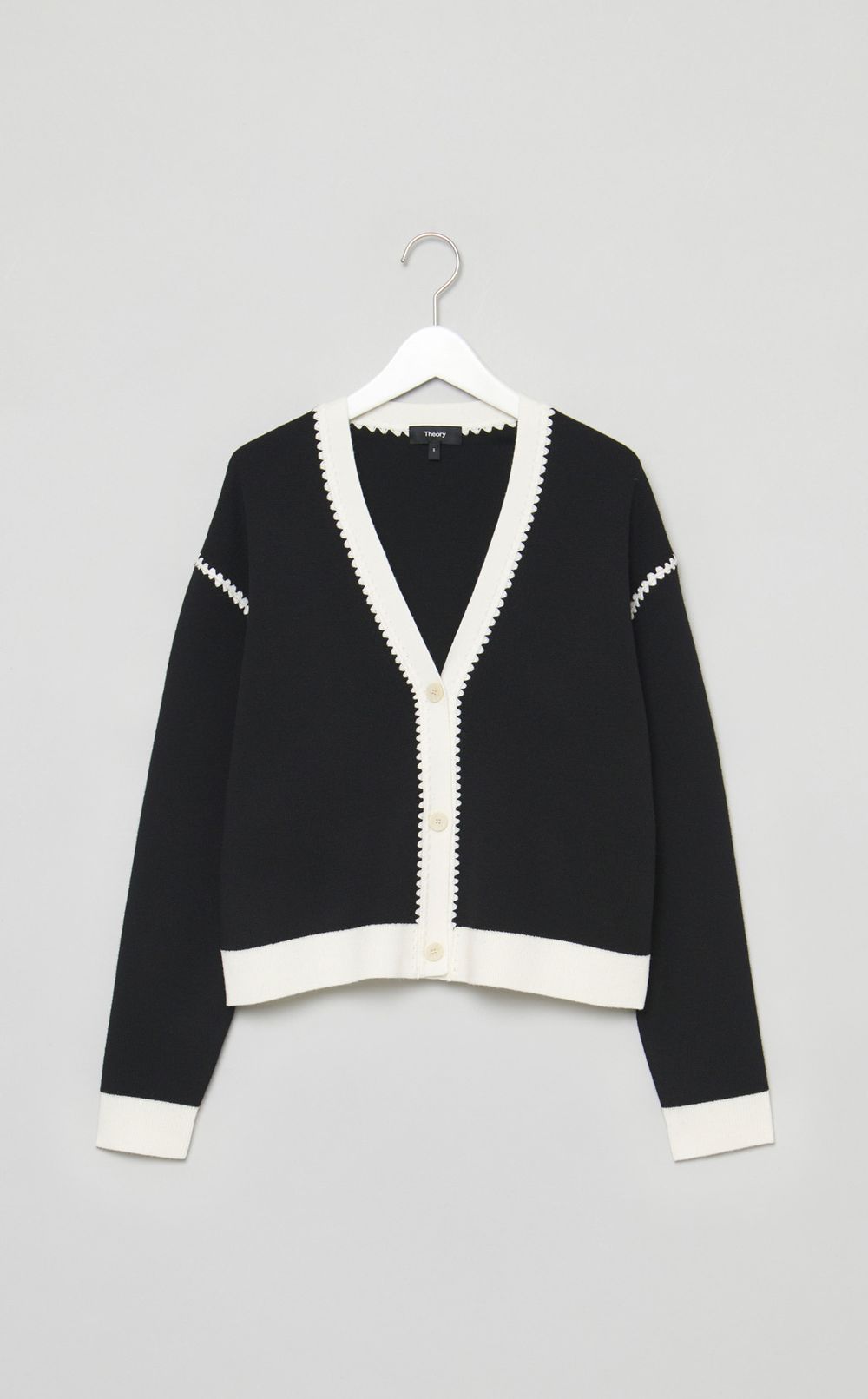 バイカラーステッチニット