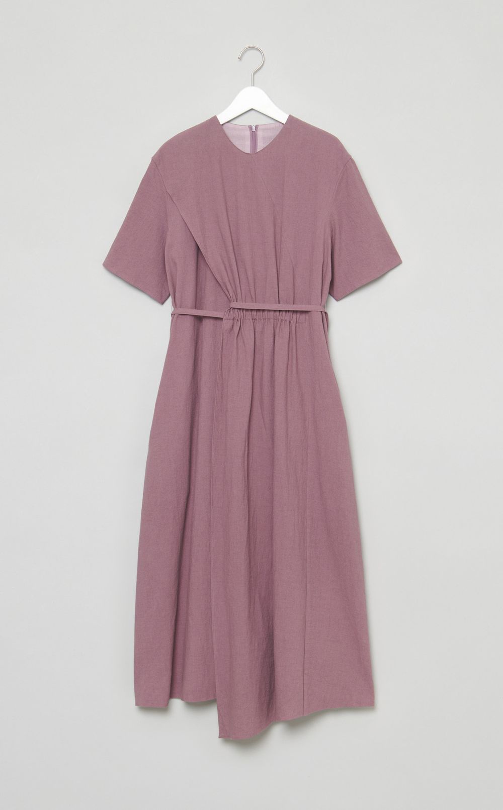 ギャザーパネルロングワンピース