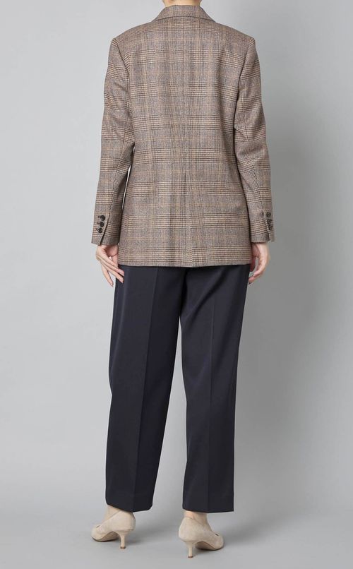 グレンチェックダブルジャケット