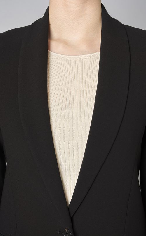 ダブルクロスショールカラーコート