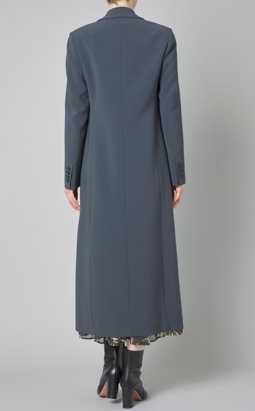 ダブルクロスショールカラーコート