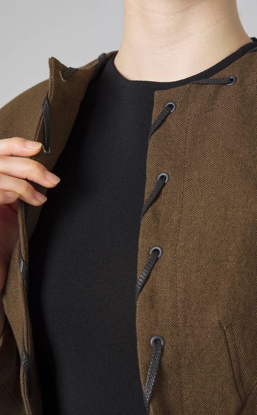 コットンリネンキャンバスジャケット