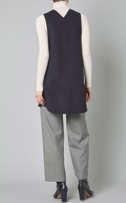 ライトダブルフェイスジレ