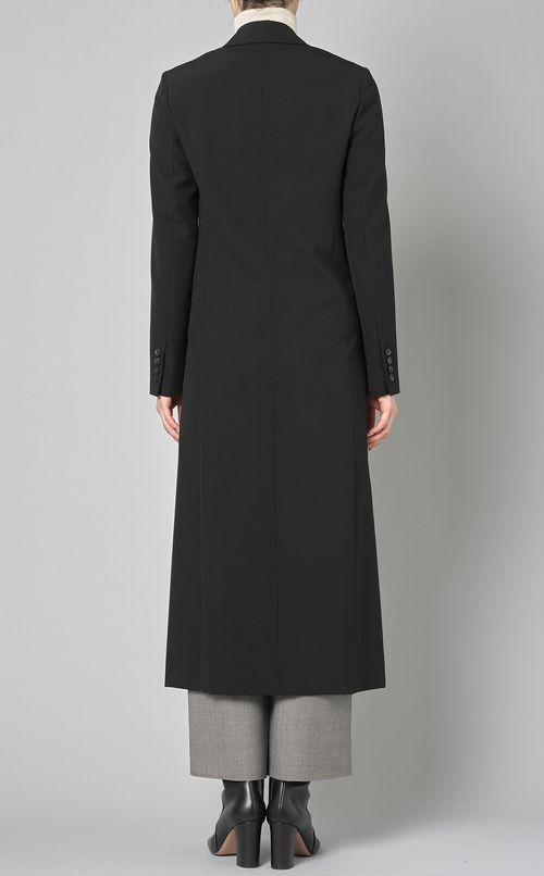 ロングダブルブレストジャケットコート