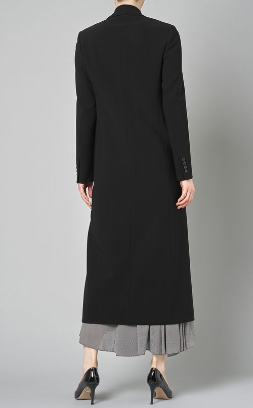 ダブルクロスショールカラーコート