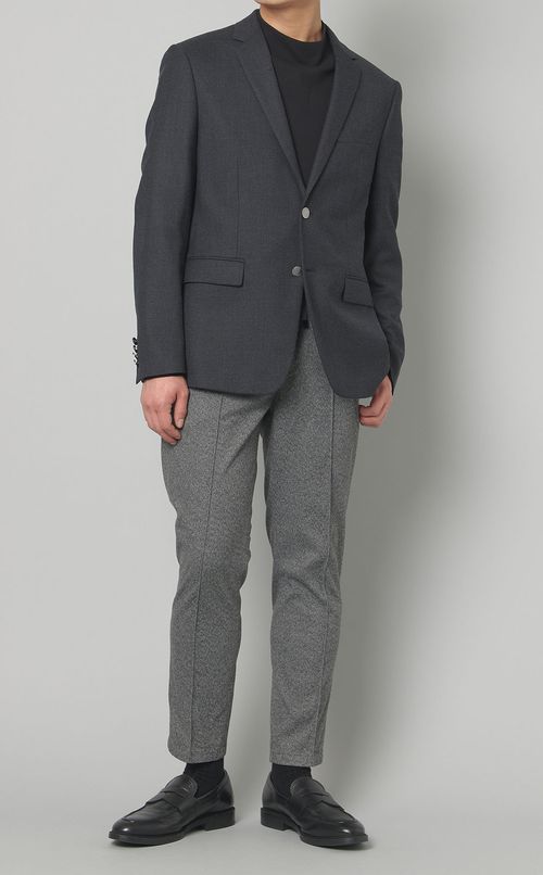 ウールポリフランネルブレザー
