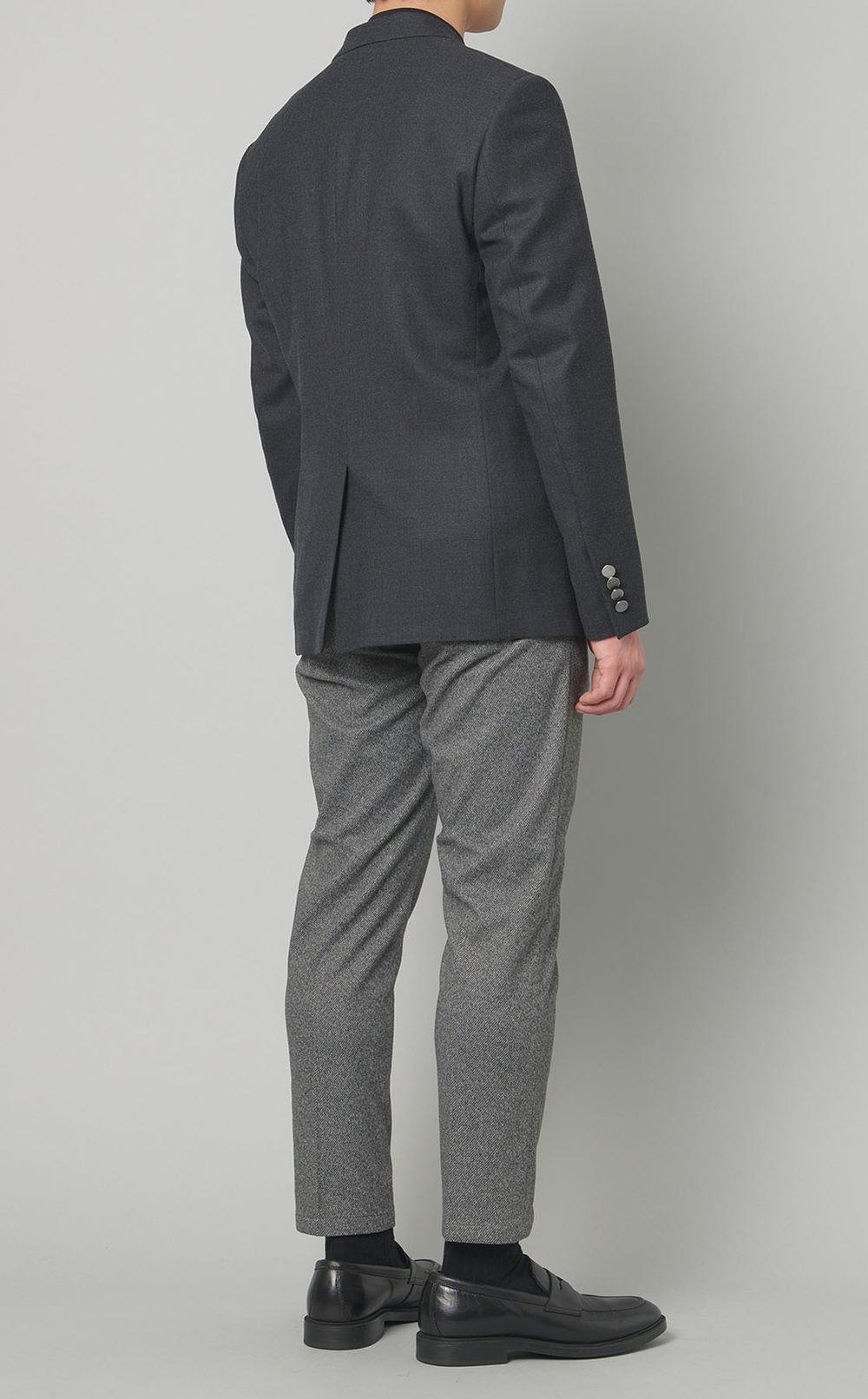 ウールポリフランネルブレザー