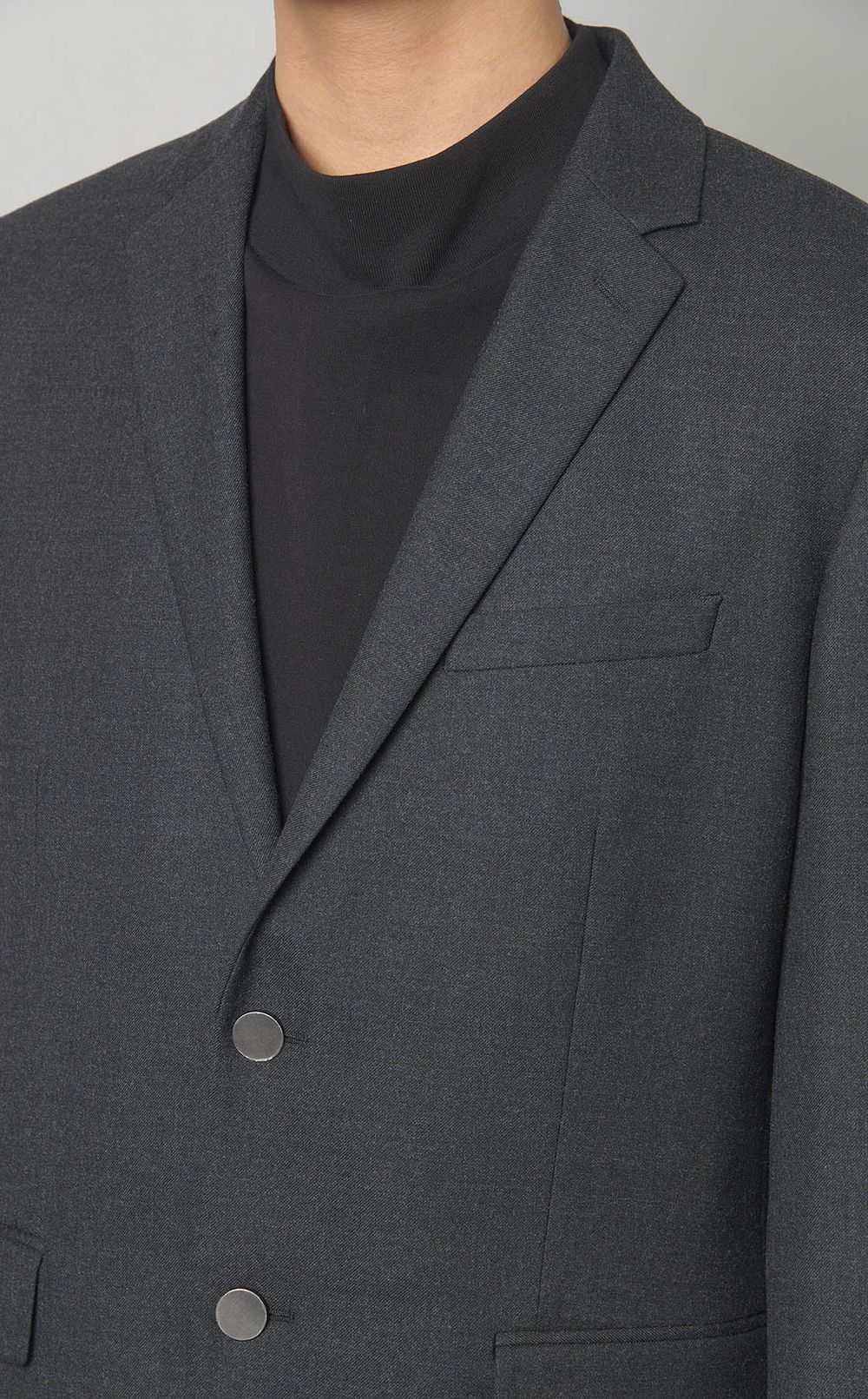 ウールポリフランネルブレザー