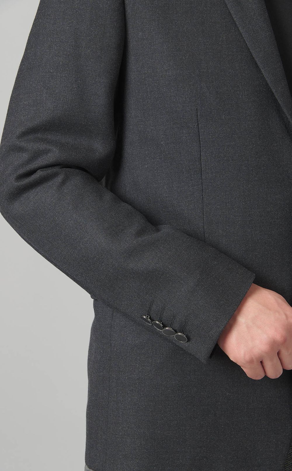 ウールポリフランネルブレザー