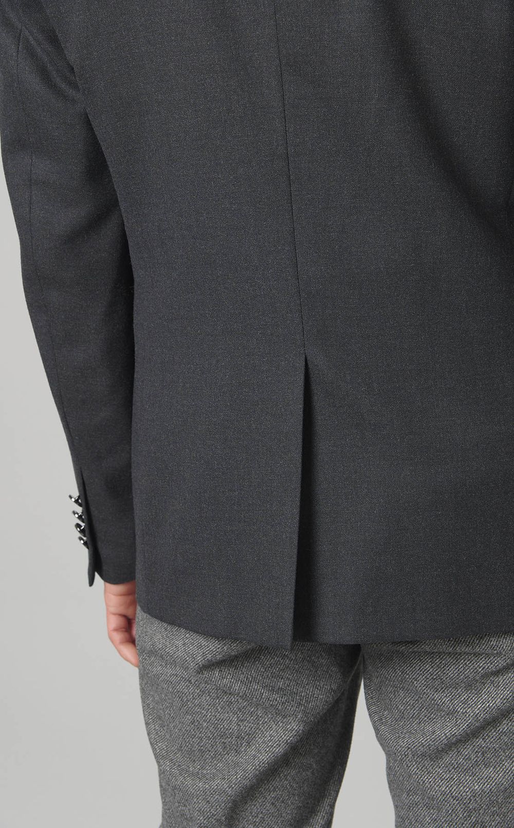 ウールポリフランネルブレザー