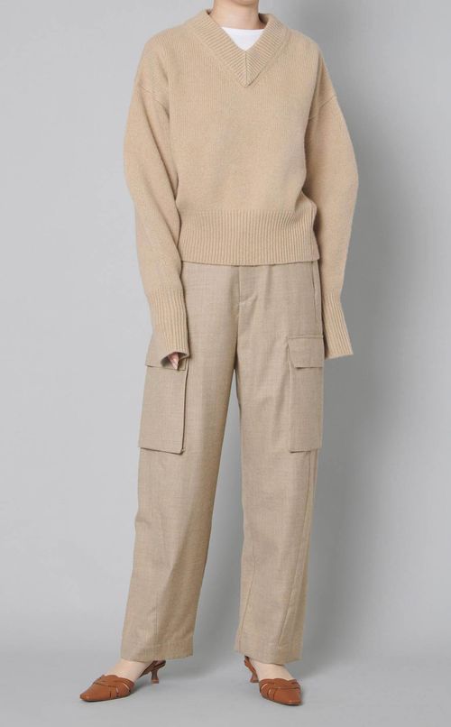 ウーステッドカービーカーゴパンツ