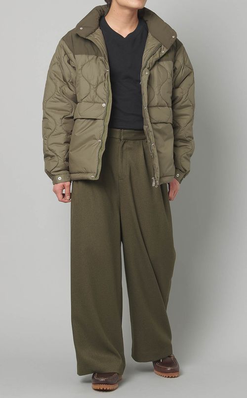 カルゼワイドタックパンツ