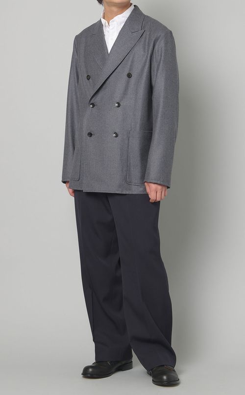 フランネルダブルブレストジャケット