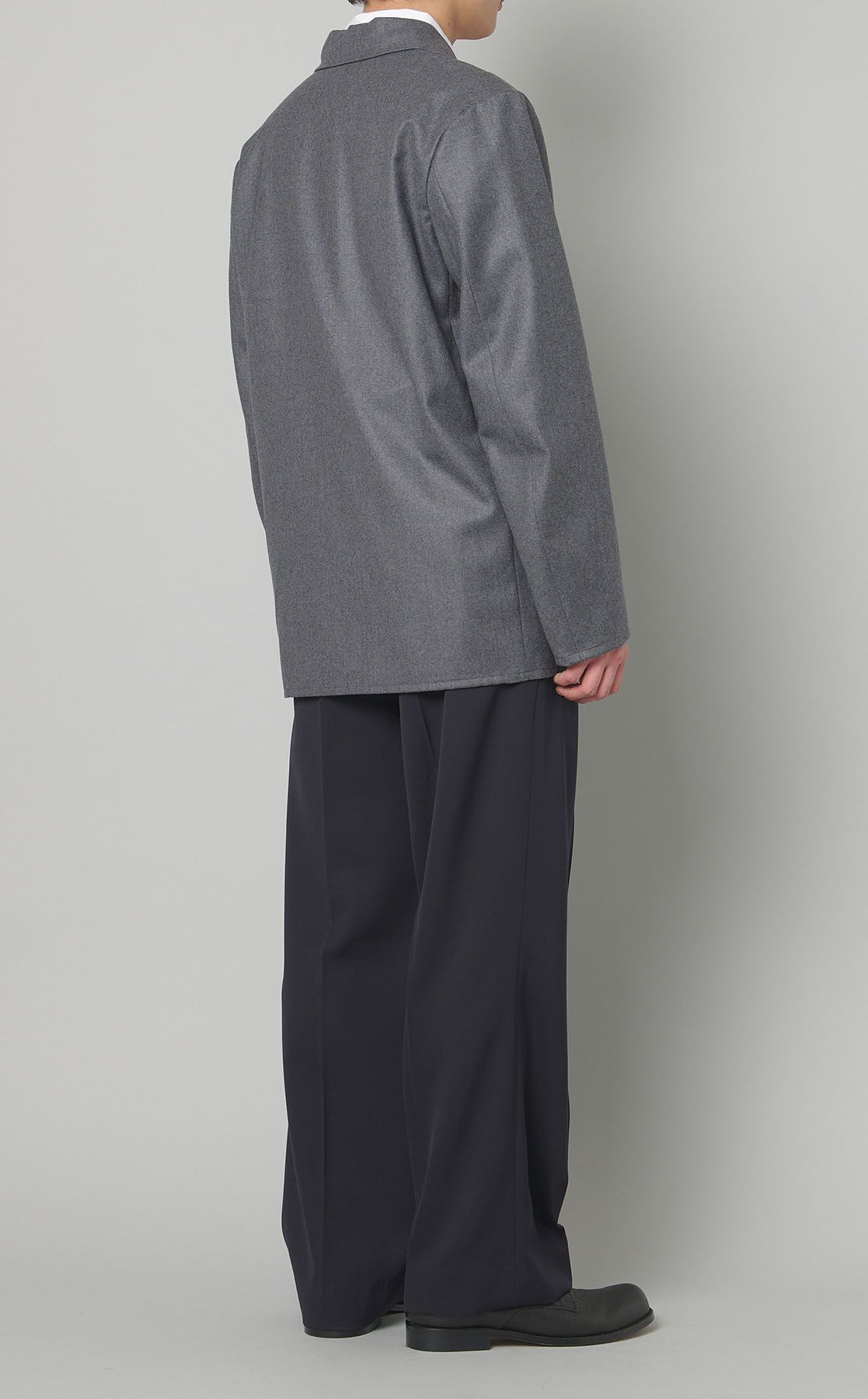 marka｜フランネルダブルブレストジャケット