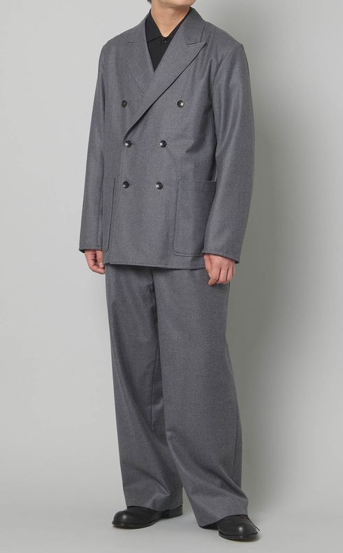 フランネルダブルブレストジャケット