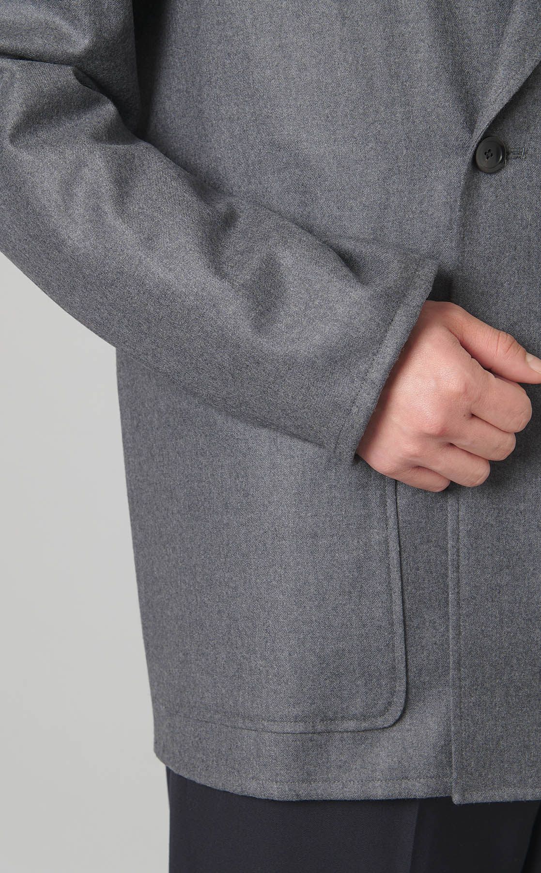 marka｜フランネルダブルブレストジャケット